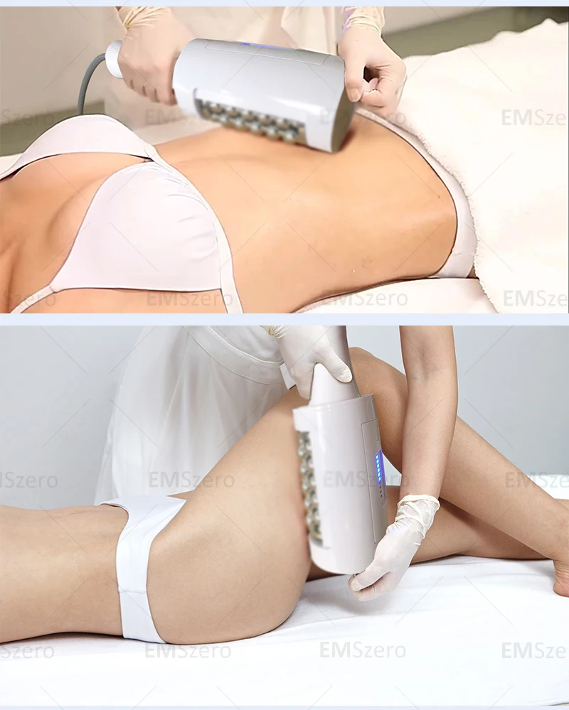 EMSZERO Desktop RF Body Shaping Machine Roller Fat Reduction And Magnetic Slimming EMS Body Shaping And Weight Loss White New