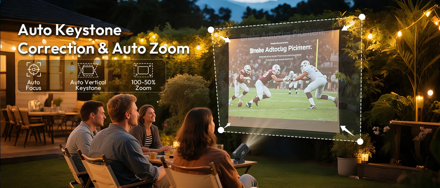 XGODY 4K HD 300ANSI Projector Cinema Bluetooth WiFi 1080P Android Home Theater Smart