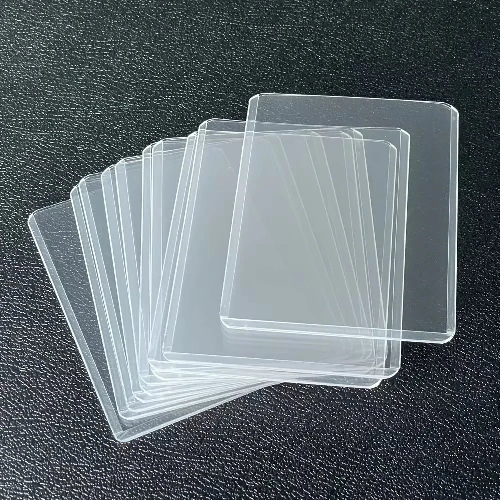 25-100pcs 3" x 4" Hard Card Sleeve Clear Anti Scratch Protector For TCG Game Trading Card Baseball Sports Card Protect Toploader