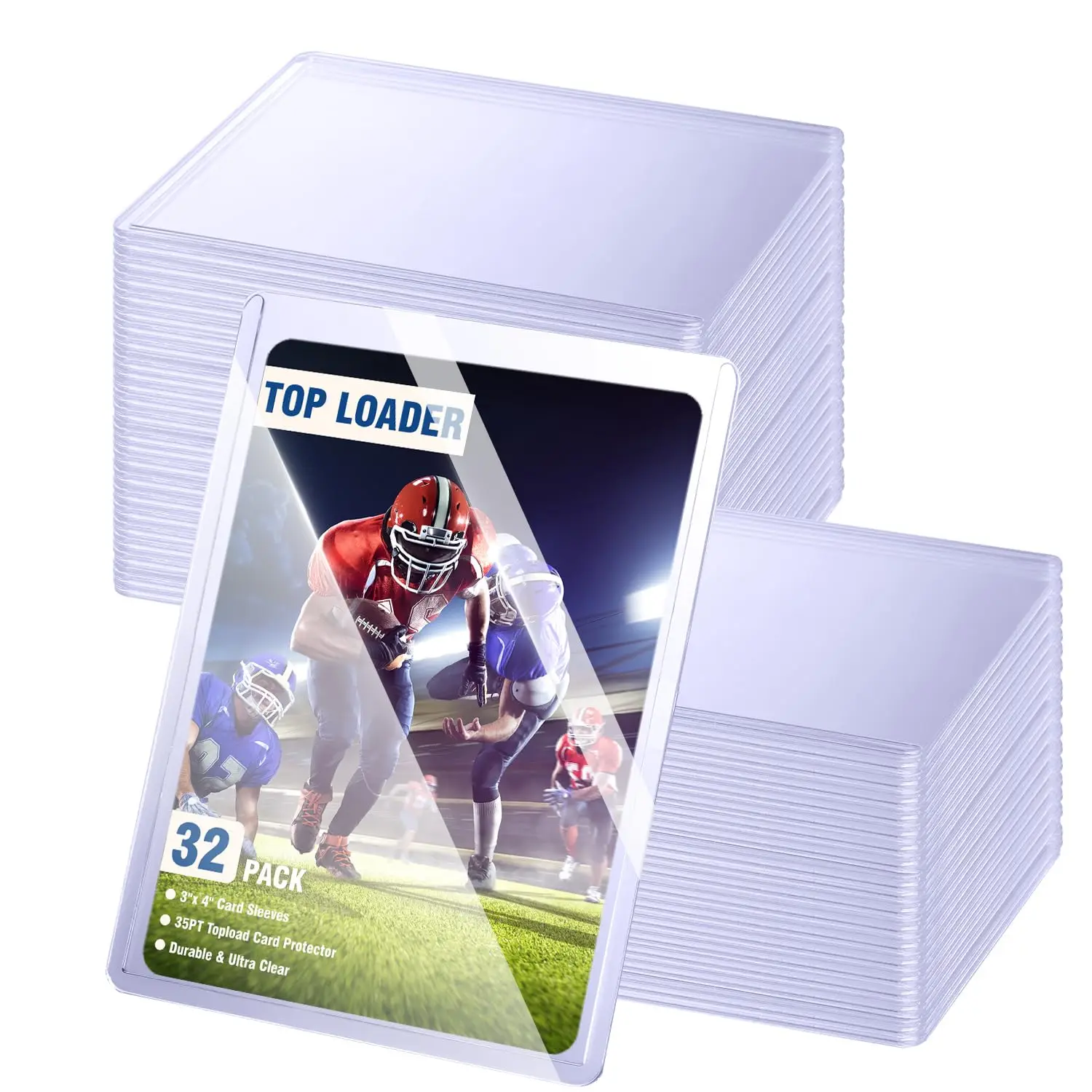 25-100pcs 3" x 4" Hard Card Sleeve Clear Anti Scratch Protector For TCG Game Trading Card Baseball Sports Card Protect Toploader