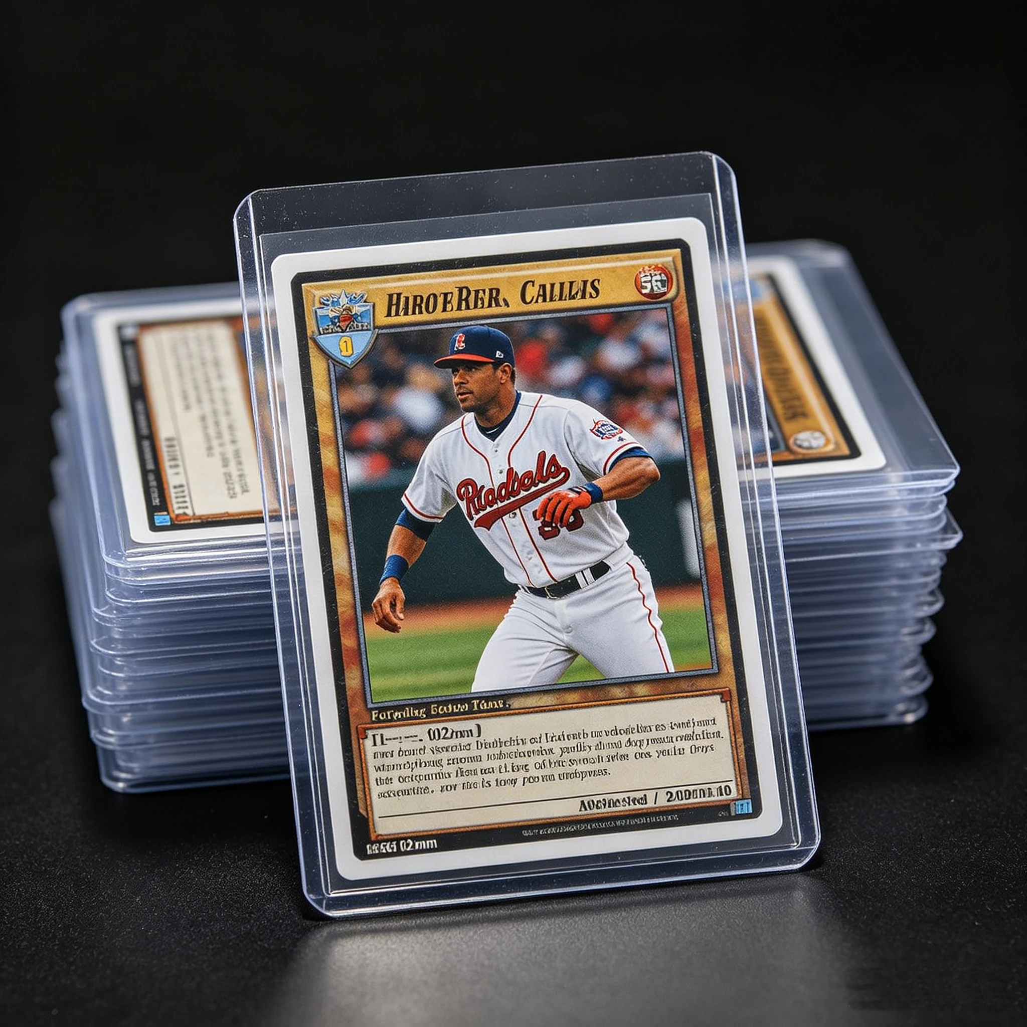 25-100pcs 3" x 4" Hard Card Sleeve Clear Anti Scratch Protector For TCG Game Trading Card Baseball Sports Card Protect Toploader