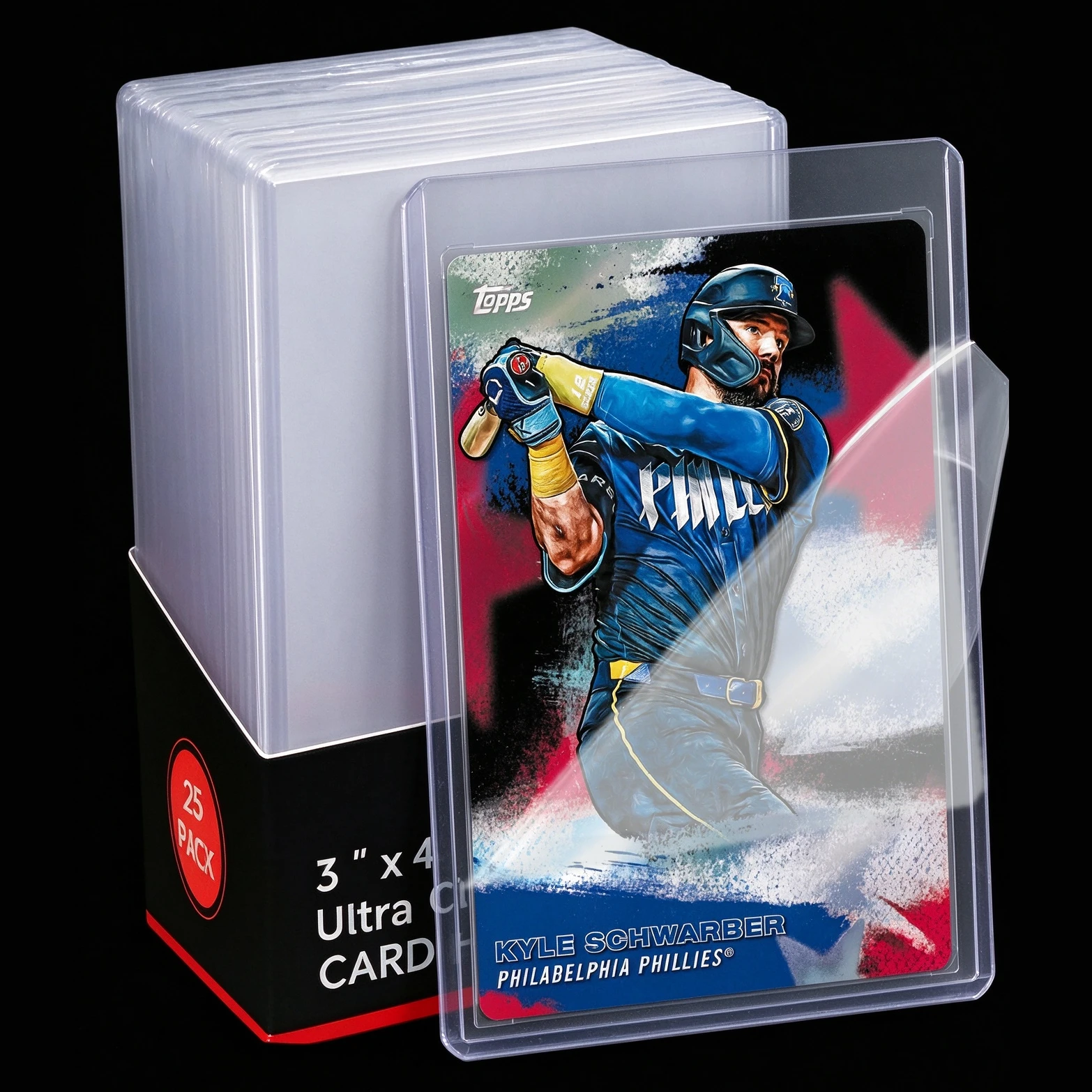 25-100pcs 3" x 4" Hard Card Sleeve Clear Anti Scratch Protector For TCG Game Trading Card Baseball Sports Card Protect Toploader