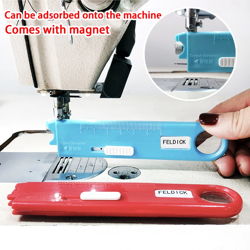 New Multi-Functional Eye-Closed Needle Threader Quick Sewing Machine Needle Threader Automatic Fast Pass Gift Hook Needle