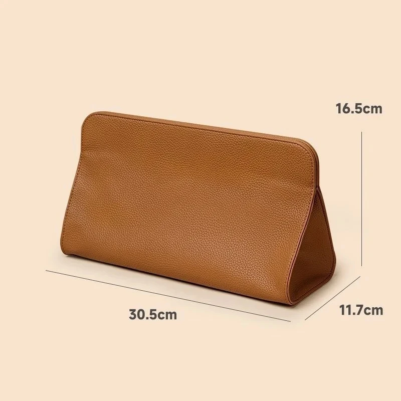 Pu Leather Travel Hair Dryer Bag Hairdressing Tool Organizer Pouch Portable Curling Iron Storage Bag for Home & Salon Use