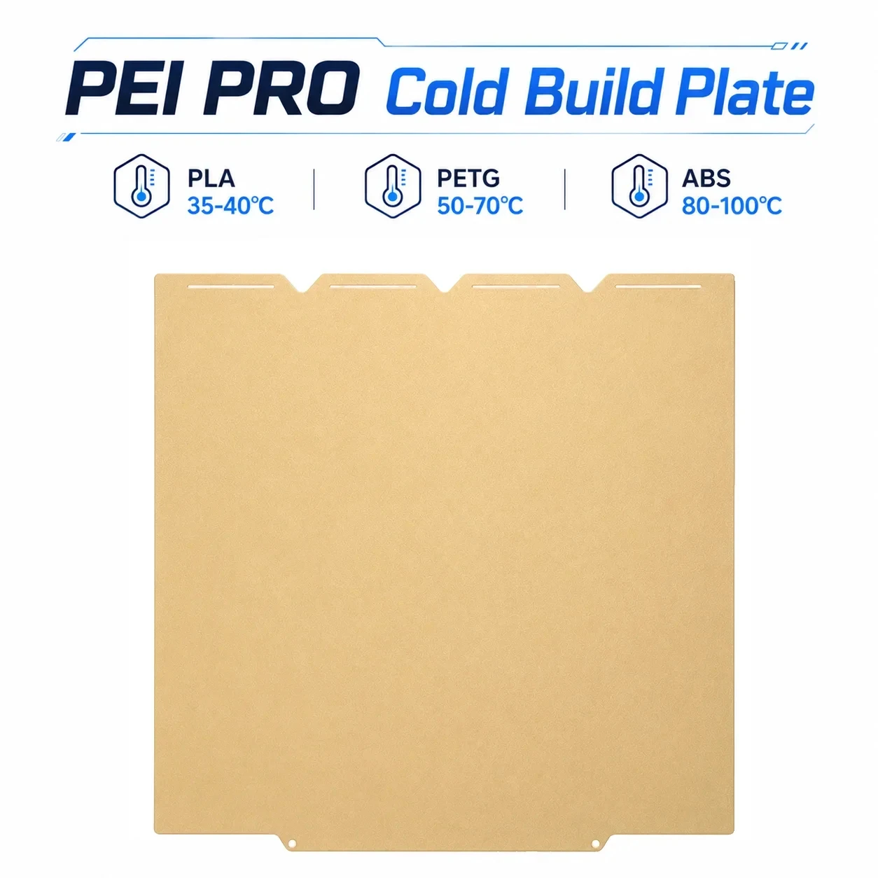 Build Plate For Snapmaker U1 Upgrade Accessories Build Plate Smooth PEI Steel Plate Super Adhension Heat Bed For Snapmaker U1