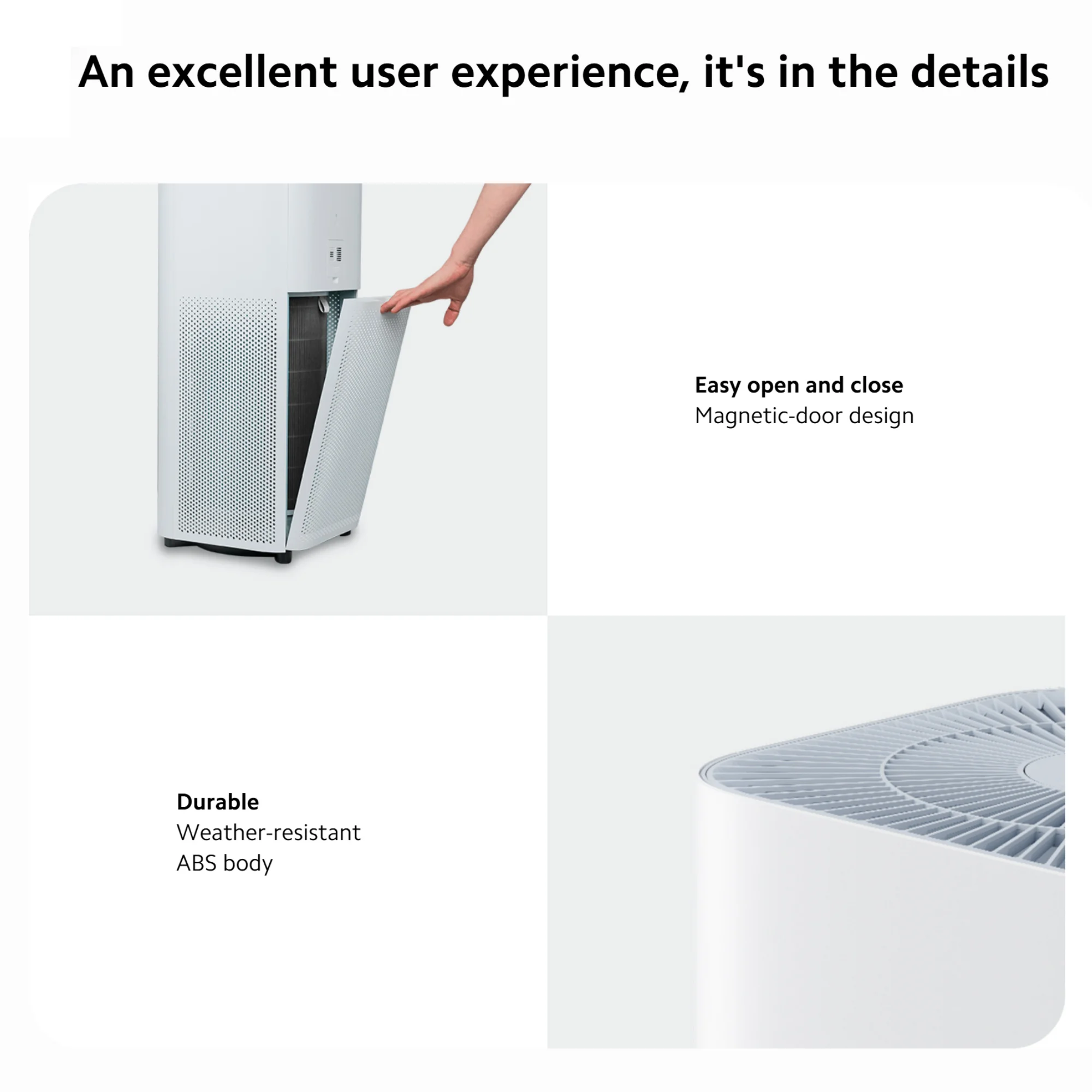 Xiaomi Smart Air Purifier 4 Pro, Aldehyde Removal Antibacterial Freshener Purifiers Home Air Cleaner Low Noise with Mi home APP