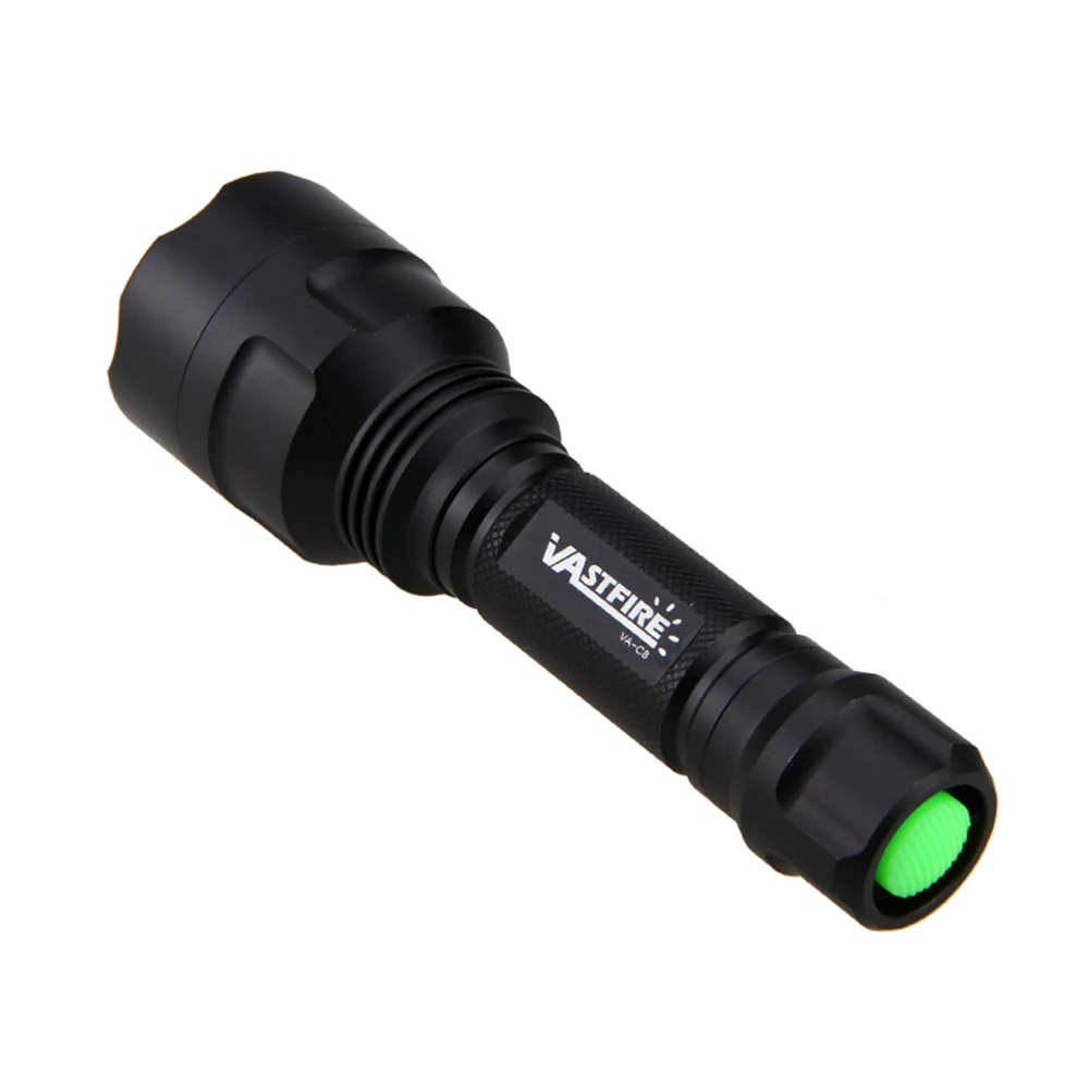 Powerful High Lumen LED Flashlight White/Red/Green Super Bright Rechargeable Portable Ultra Power Torch Outdoor Emergency use