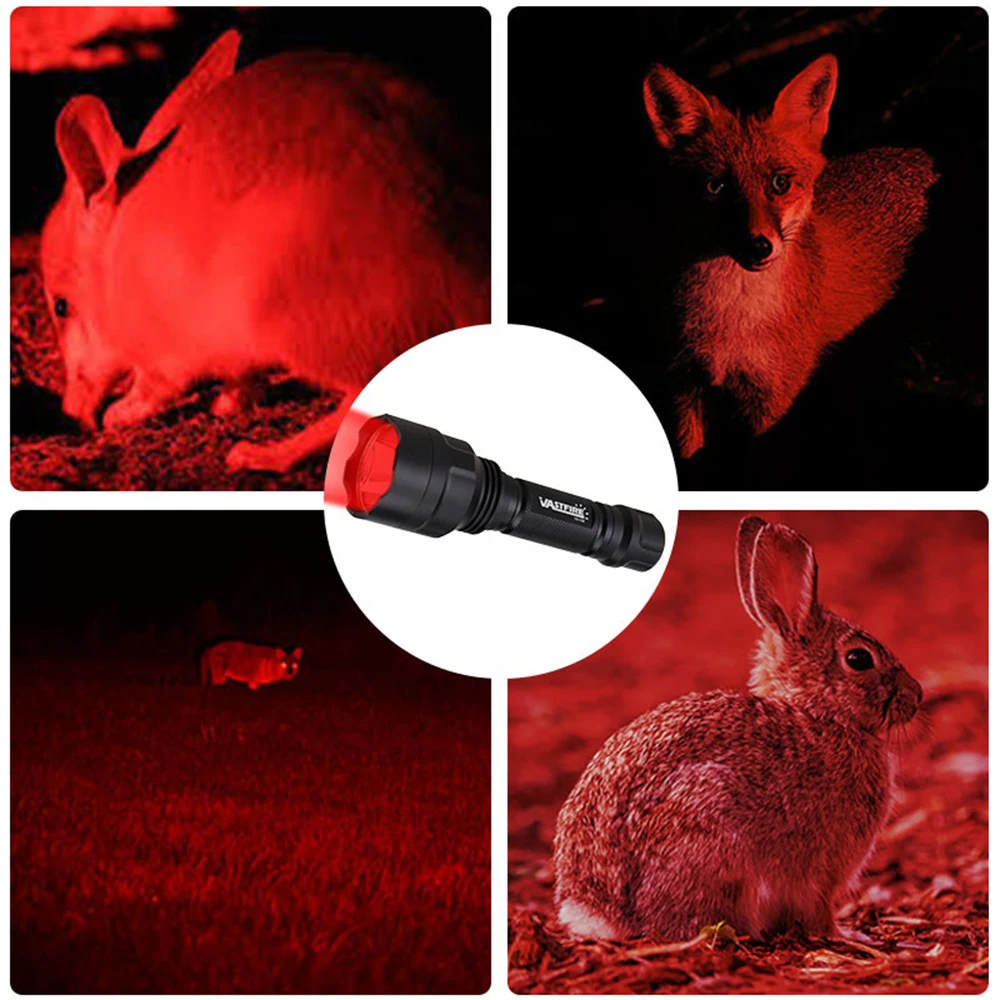 Powerful High Lumen LED Flashlight White/Red/Green Super Bright Rechargeable Portable Ultra Power Torch Outdoor Emergency use