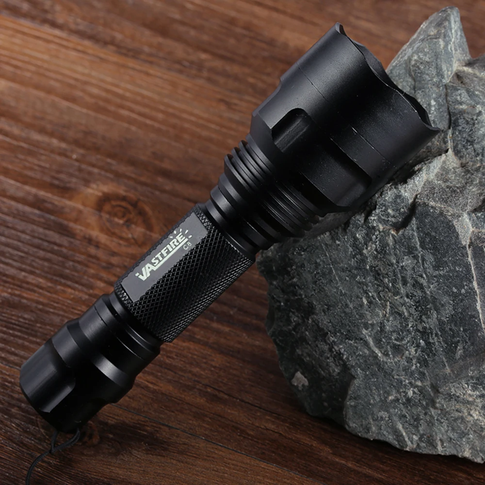 Powerful High Lumen LED Flashlight White/Red/Green Super Bright Rechargeable Portable Ultra Power Torch Outdoor Emergency use