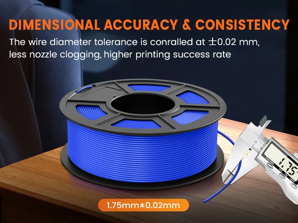 TECBEAS PETG 3D Printer Filament petg 1.75mm Neatly Wound Coloful HighToughness for 3D Filament from warehouse DIY Gift 1Rolls