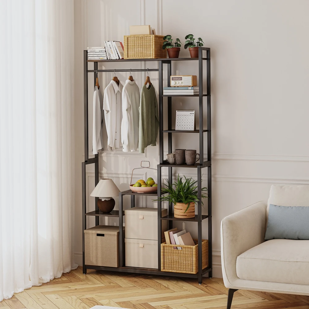 7 Tiered Tall Plant Stand Ladder Plant Rack Storage Shelf for Patio Garden Balcony