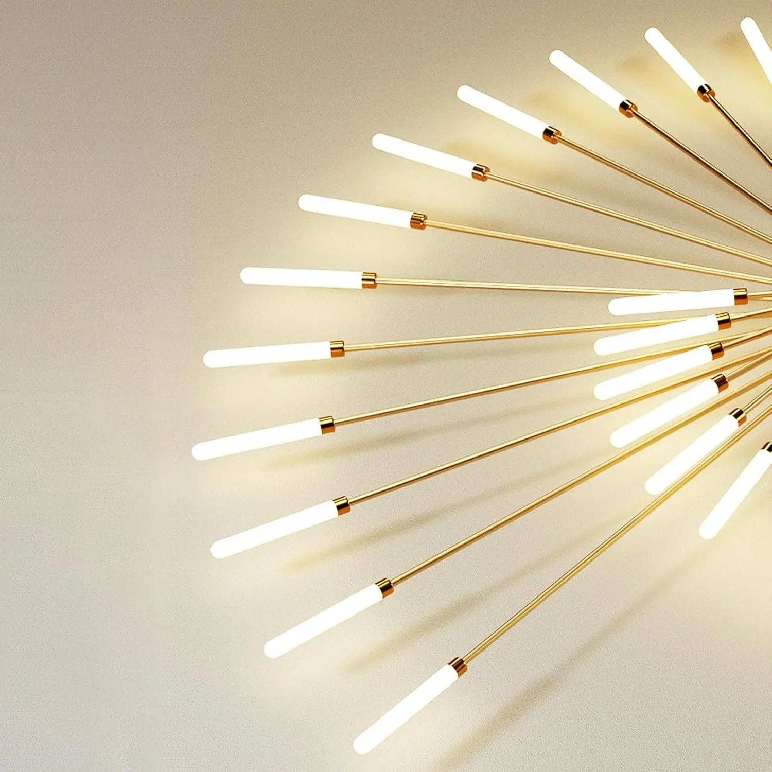 LED Ceiling Light Modern Pendant Light for Bedroom Office Study Chandelier Natural Light 4500K [Energy Class E]