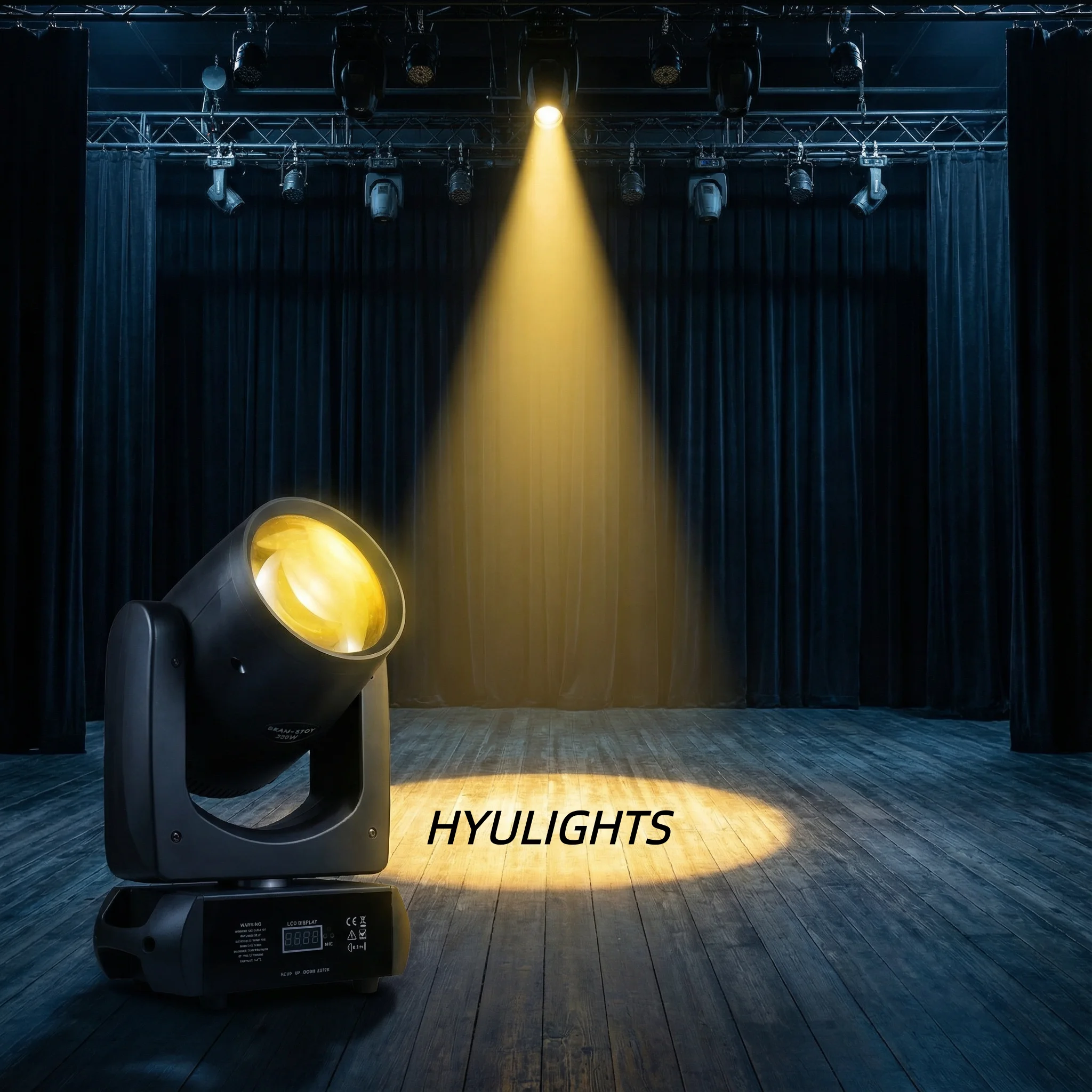 4Pcs/Lot LED Beam Spot 200W Moving Head Light11colors +14gobos With DMX 512 Controller For Projector Dj Disco Stage Lighting