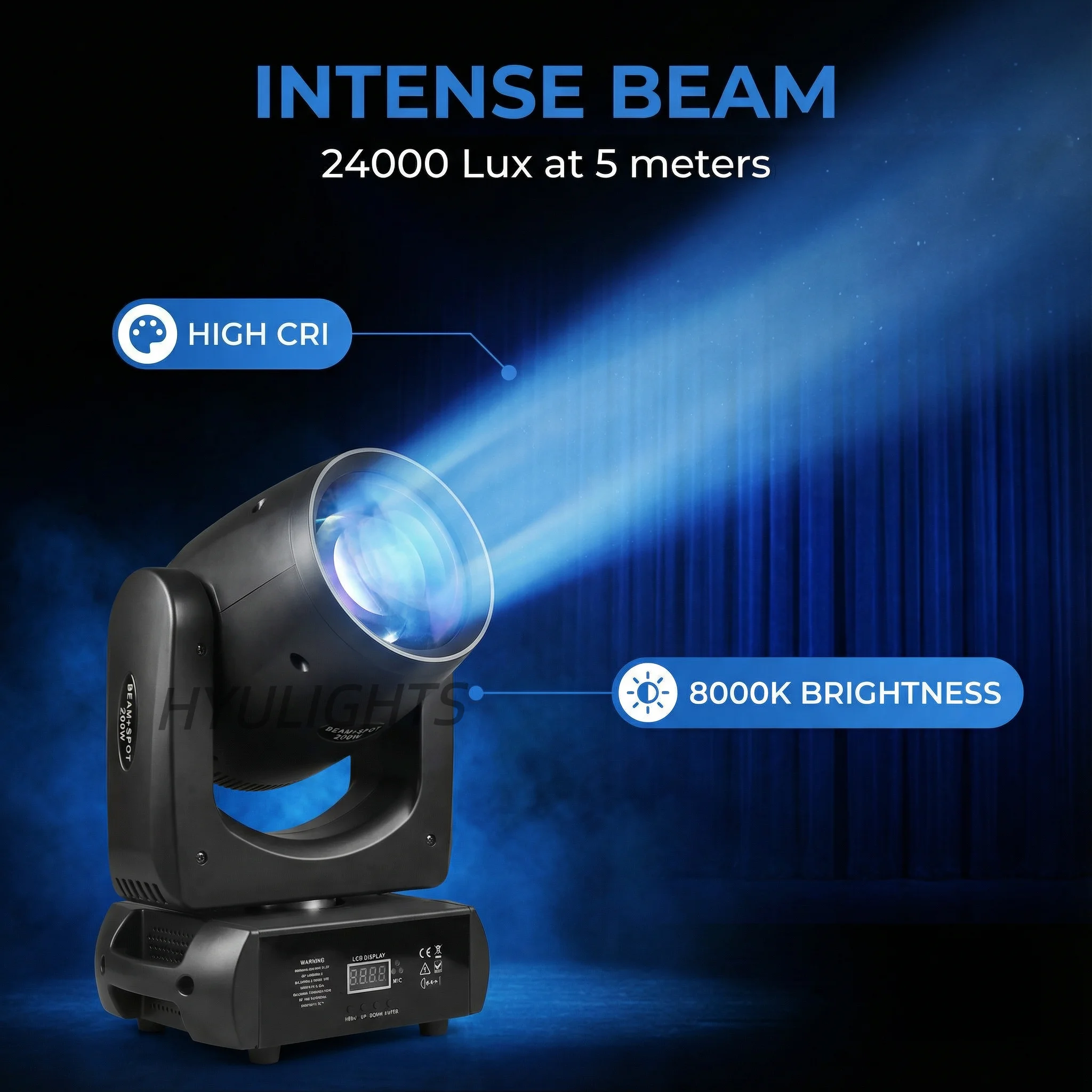 4Pcs/Lot LED Beam Spot 200W Moving Head Light11colors +14gobos With DMX 512 Controller For Projector Dj Disco Stage Lighting