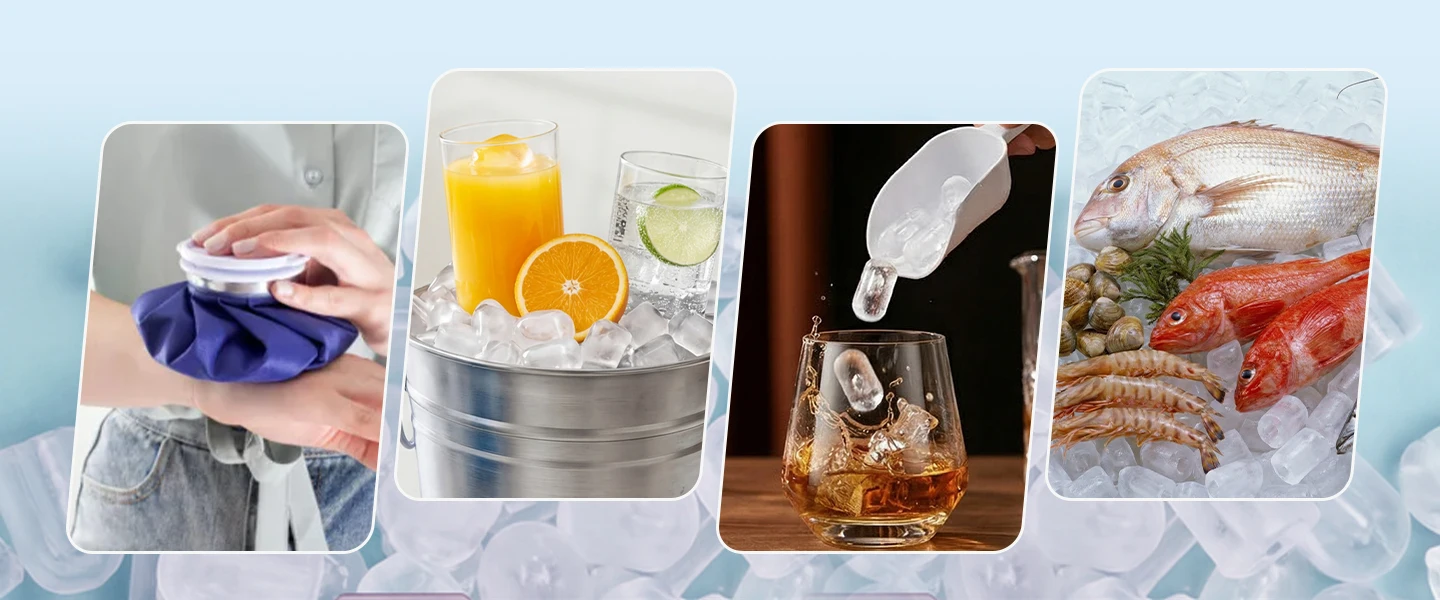 LOEFME Portable Mini Fully Automatic Bullet Shaped Ice Maker 12kg/24h 6 Minutes/9pcs Ice Cubes W/ Scoop Professional Ice Machine