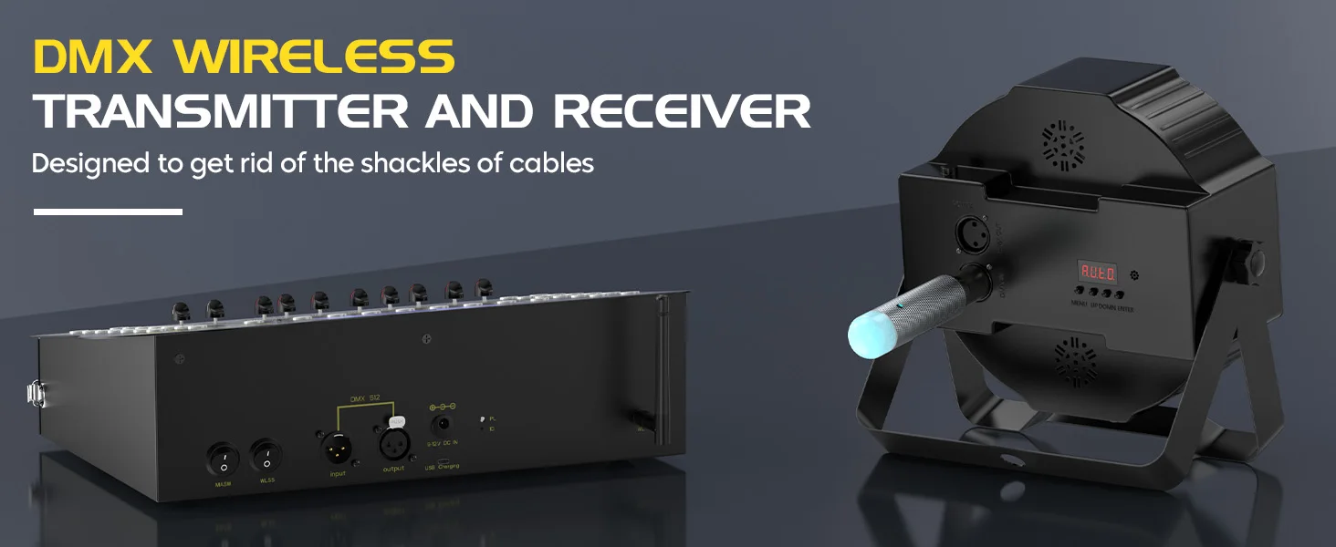 Yiflamefly Black Grand Console DMX and MIDI Operator 192 Channel Light Controller for Live Concerts KTV DJs Clubs