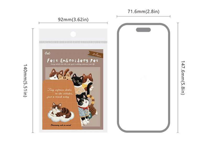 Cute Cartoon Animal Cat Dog Stickers Kawaii Junk Journal Scrapbooking Hobby Handicraft Supplies Cutting Die Sticker Stationery