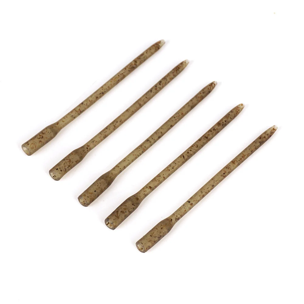 Hirisi 20pcs Carp Fishing Soft Rubber Anti Tangle Sleeves Carp Fishing Inline Lead Tube Fishing Terminal Tackle AH204