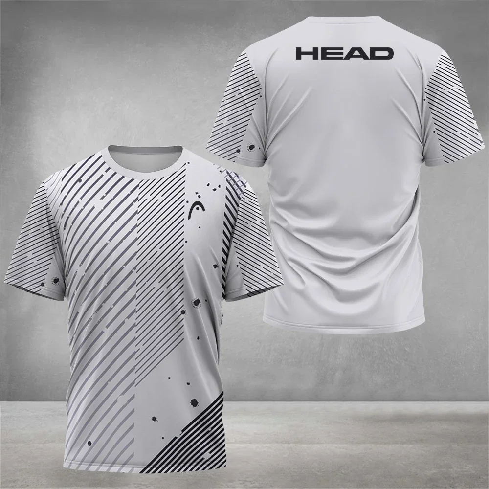 2026 Top Breathable Mens T Shirt Outdoor Badminton Table Tennis Jersey O Neck Short Sleeve Loose Top New Mountaineering Clothing