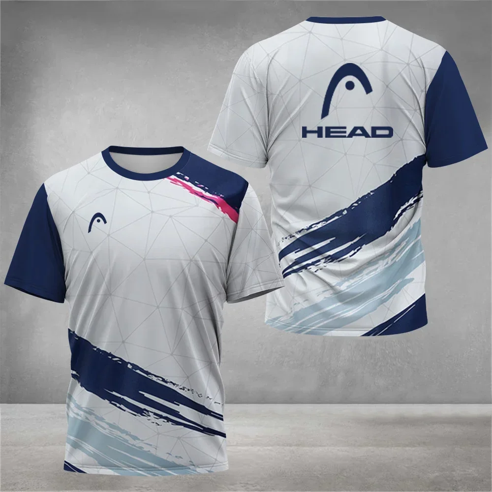 2026 Top Breathable Mens T Shirt Outdoor Badminton Table Tennis Jersey O Neck Short Sleeve Loose Top New Mountaineering Clothing