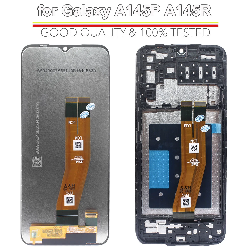 LCD for Samsung Galaxy A14 4G LCD Display Touch Screen Digitizer Assembly Replacement for Samsung A14 4G A145F A145M A145P A145R