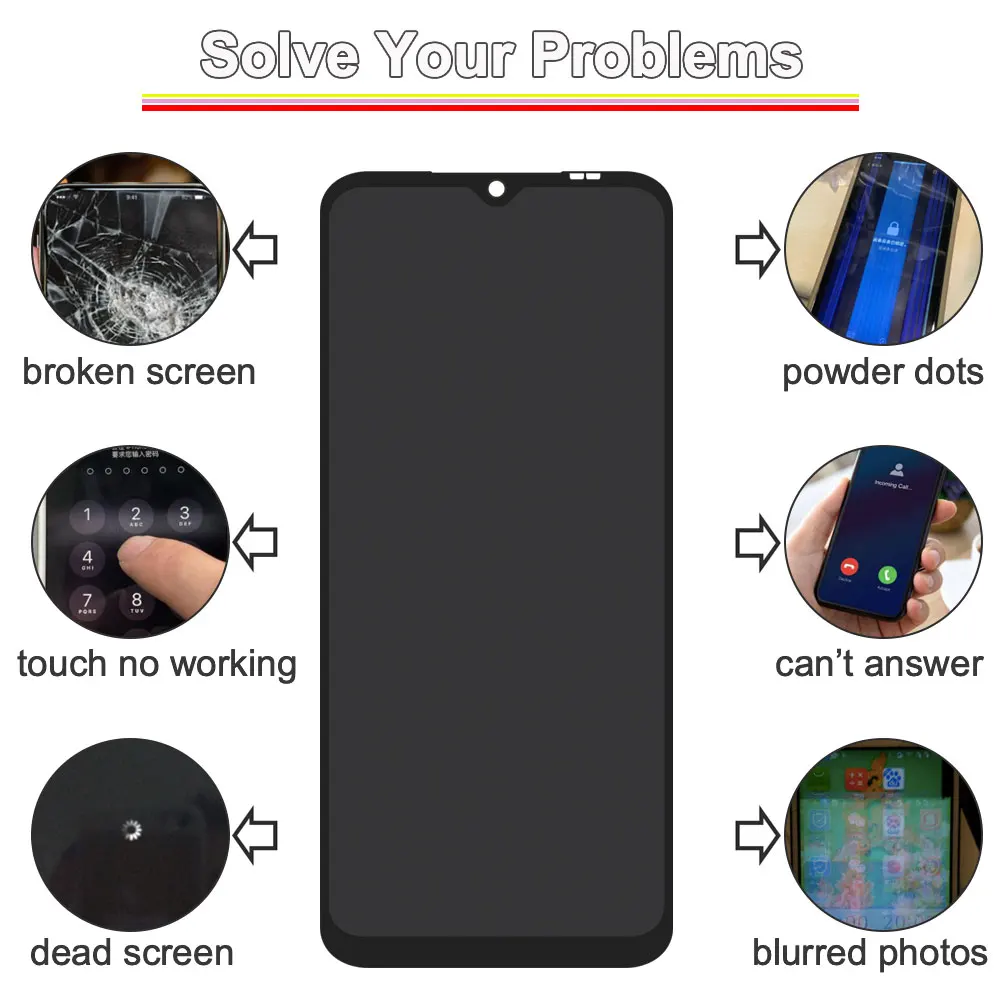 LCD for Samsung Galaxy A14 4G LCD Display Touch Screen Digitizer Assembly Replacement for Samsung A14 4G A145F A145M A145P A145R