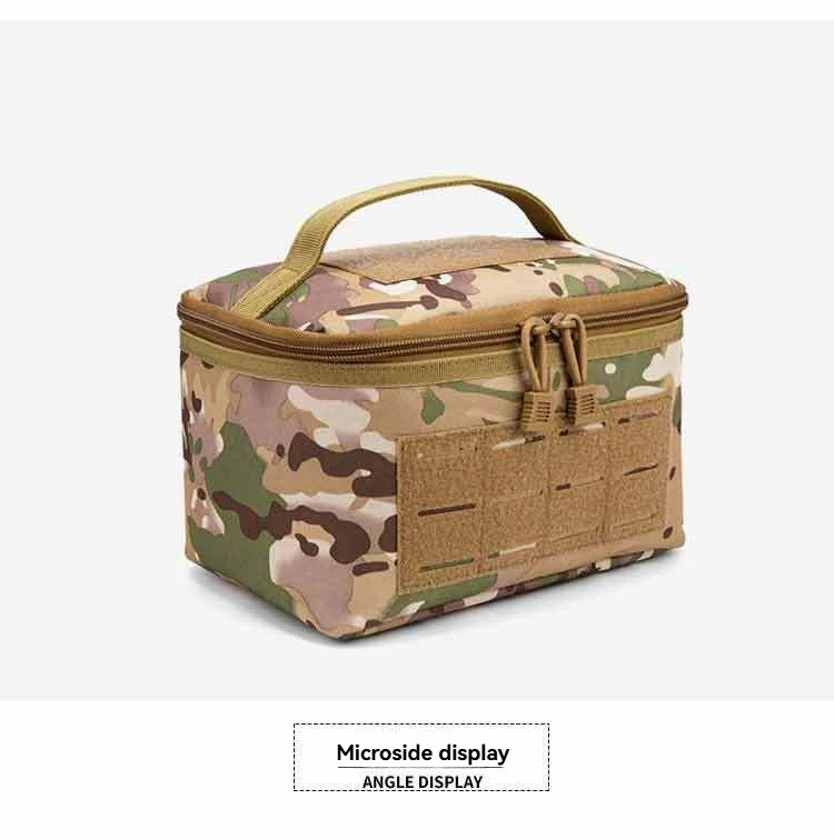 Portable Rifle Cartridge Bag Pistol Ammo Pouches Ammunition Box for Outdoor Hunting Shooting Bullet Storage EDC Handbag