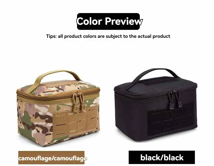 Portable Rifle Cartridge Bag Pistol Ammo Pouches Ammunition Box for Outdoor Hunting Shooting Bullet Storage EDC Handbag