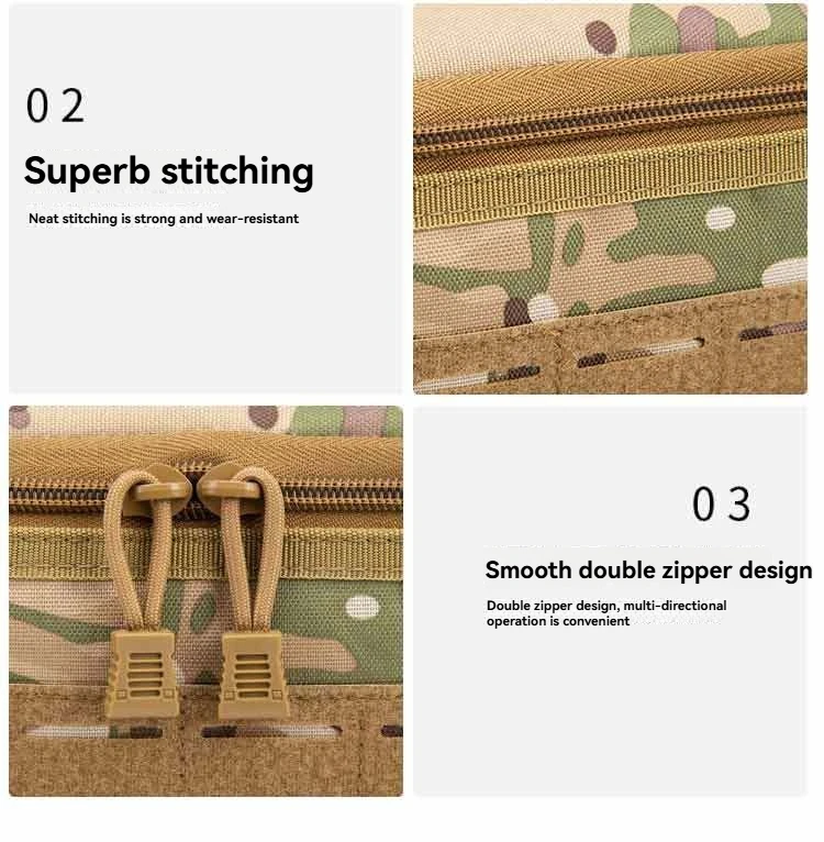 Portable Rifle Cartridge Bag Pistol Ammo Pouches Ammunition Box for Outdoor Hunting Shooting Bullet Storage EDC Handbag