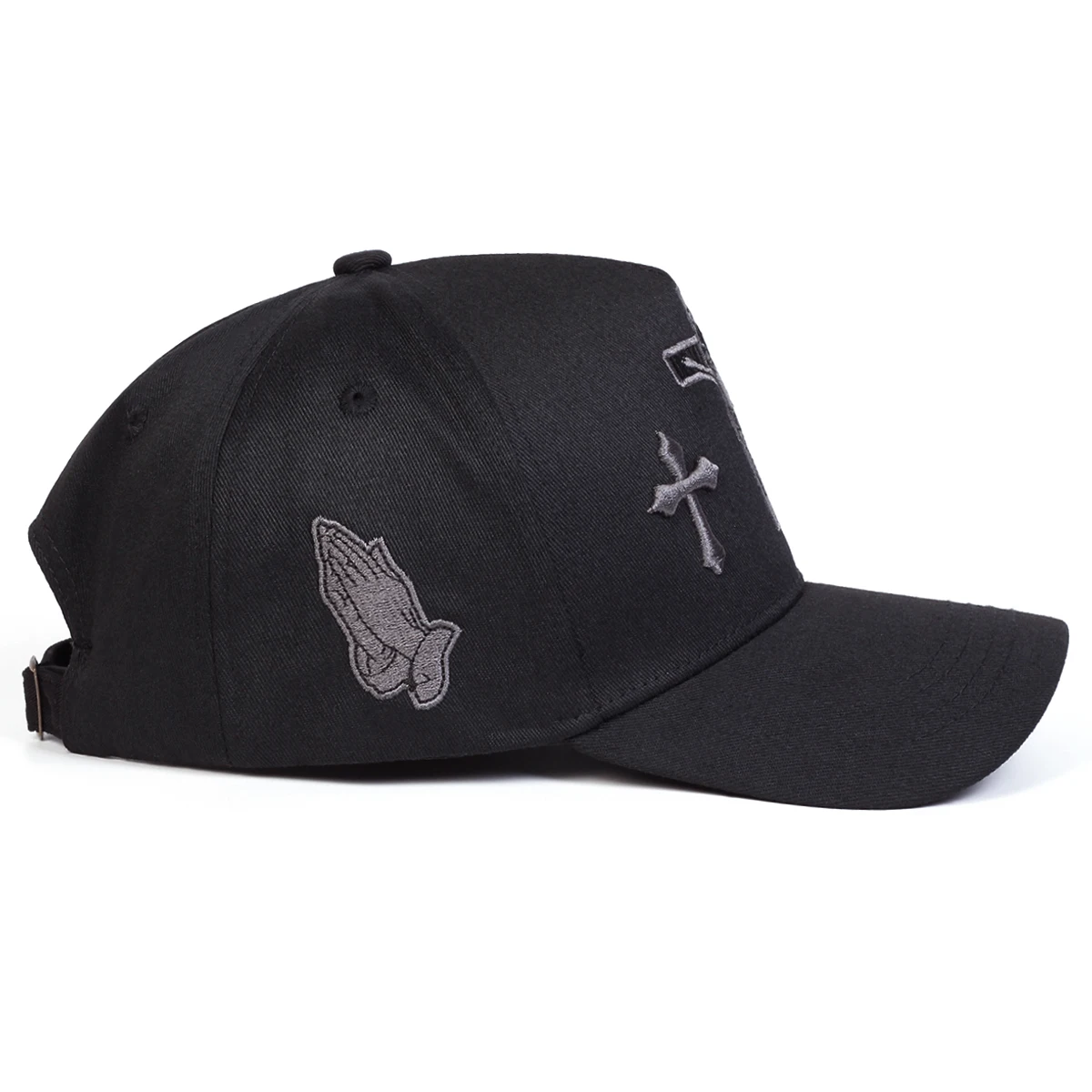 Unisex Cross Embroidery Baseball Caps Spring and Autumn Outdoor Adjustable Casual Hats Sunscreen Hat Sports Cap