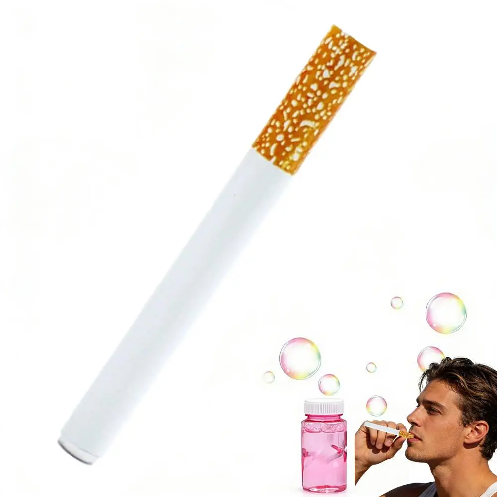 Funny Cigarette Bubble Toy With Bubble Liquid Portable Novelty Bubble Blower Funny Party Favor Creative Bubble Making Toy