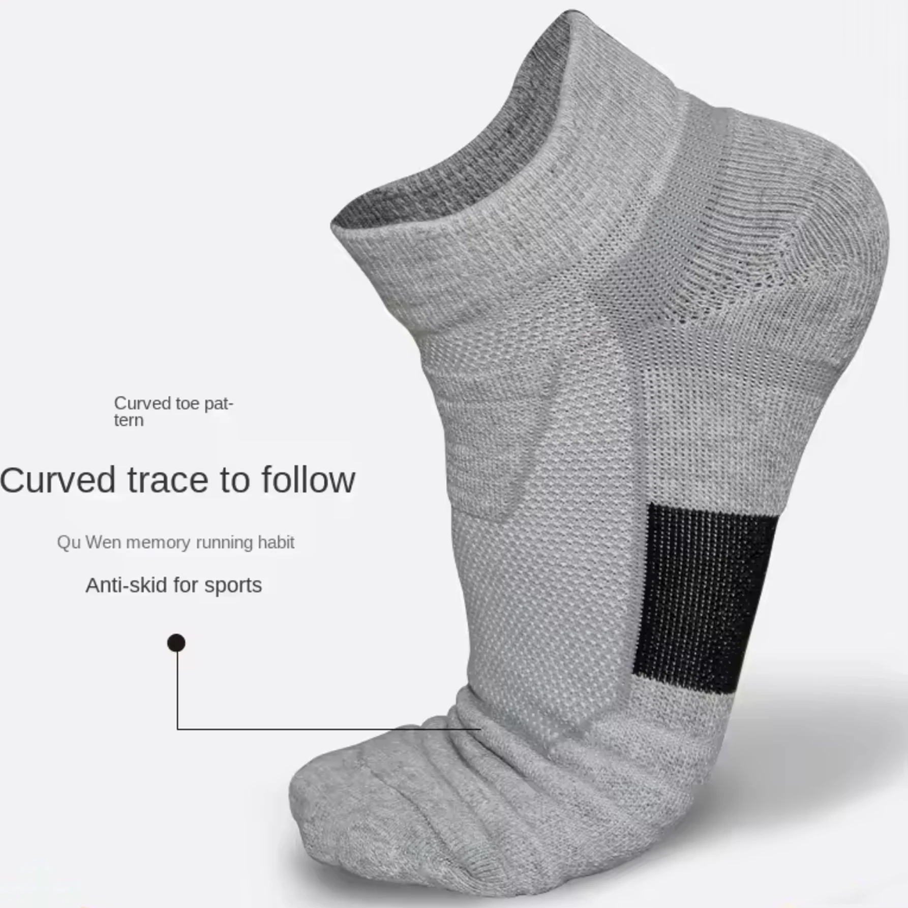 3/6 Pairs Breathable Mesh Athletic Terry Socks Cushioned Moisture Managing Durable for Running Hiking Sports Reduces Foot Pain