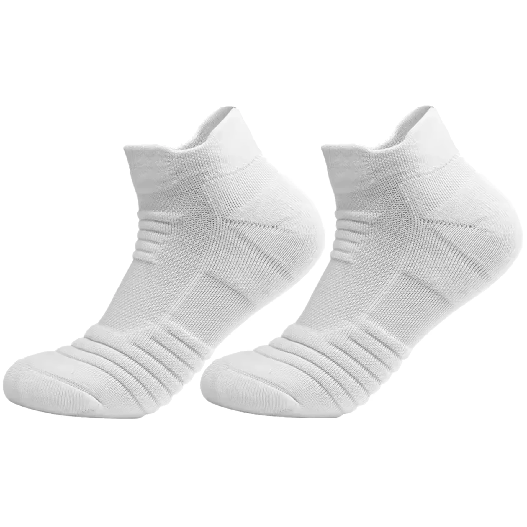 3/6 Pairs Breathable Mesh Athletic Terry Socks Cushioned Moisture Managing Durable for Running Hiking Sports Reduces Foot Pain