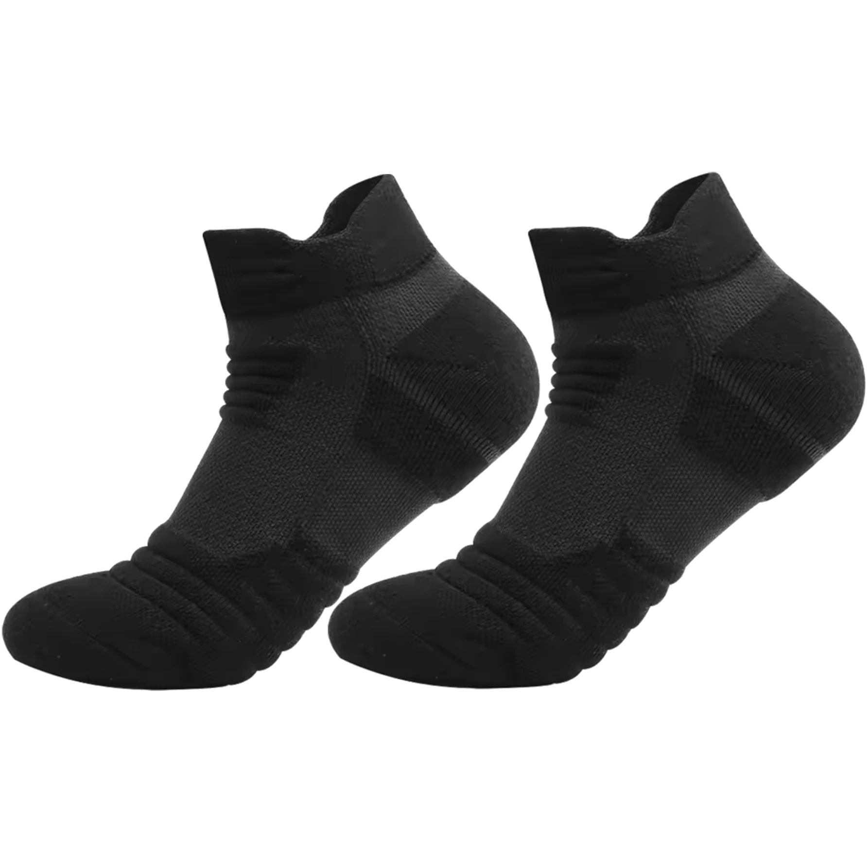 3/6 Pairs Breathable Mesh Athletic Terry Socks Cushioned Moisture Managing Durable for Running Hiking Sports Reduces Foot Pain