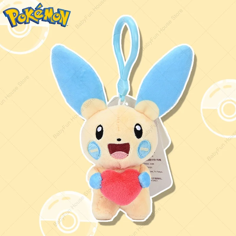 Original Pokemon Mimikyu Gengar Snorlax Umbreon Plush Toy Keychain Kawaii Espeon Jigglypuff Sprigatito Quaxly Peluche Dolls Gift
