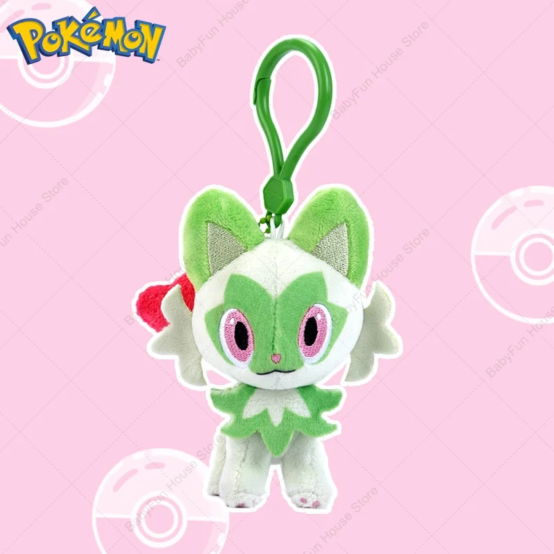 Original Pokemon Mimikyu Gengar Snorlax Umbreon Plush Toy Keychain Kawaii Espeon Jigglypuff Sprigatito Quaxly Peluche Dolls Gift