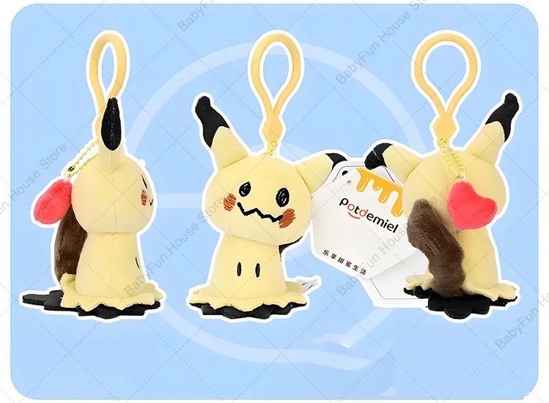 Original Pokemon Mimikyu Gengar Snorlax Umbreon Plush Toy Keychain Kawaii Espeon Jigglypuff Sprigatito Quaxly Peluche Dolls Gift