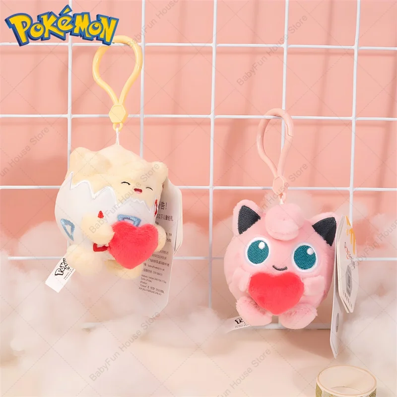 Original Pokemon Mimikyu Gengar Snorlax Umbreon Plush Toy Keychain Kawaii Espeon Jigglypuff Sprigatito Quaxly Peluche Dolls Gift