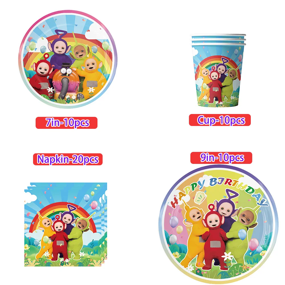 Teletubbies Birthday Party Decorations For Teletubbies Themed Party Supplies Boys Girls Birthday Gifts Baby Shower Supplies