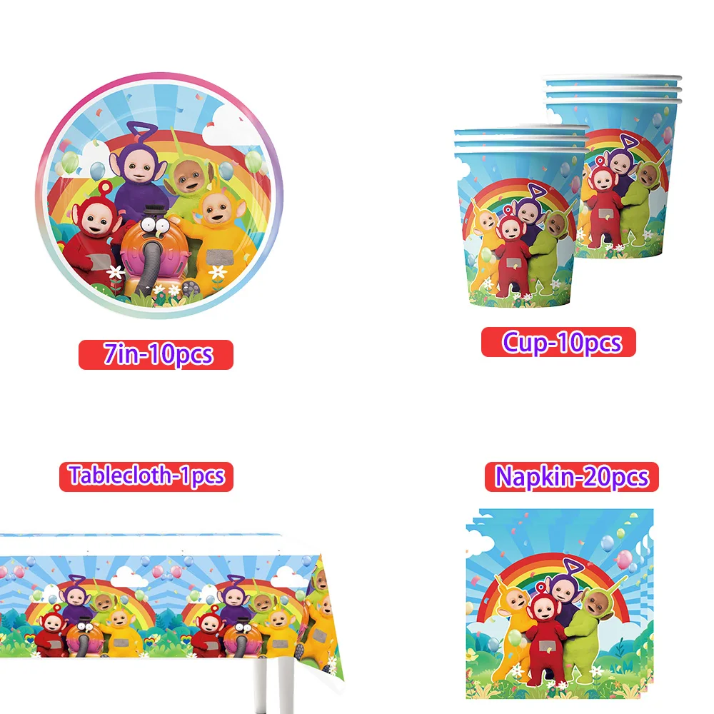Teletubbies Birthday Party Decorations For Teletubbies Themed Party Supplies Boys Girls Birthday Gifts Baby Shower Supplies