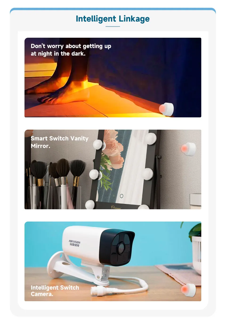 Tuya Zigbee PIR Motion Sensor Human Body Infrared Detection Smart Home Security Alarm Detector Works with Alexa Google Assistant