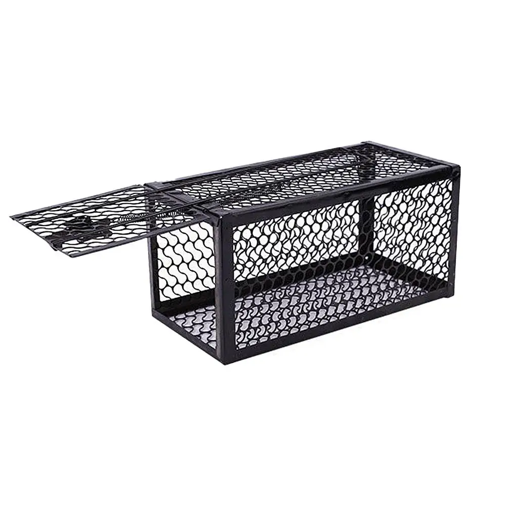 Household Metal Mousetrap Self-locking Mousetrap Safe Firm Iron Net Household Mouse Catcher Indoor Outdoor Rat Trap Rat Cage