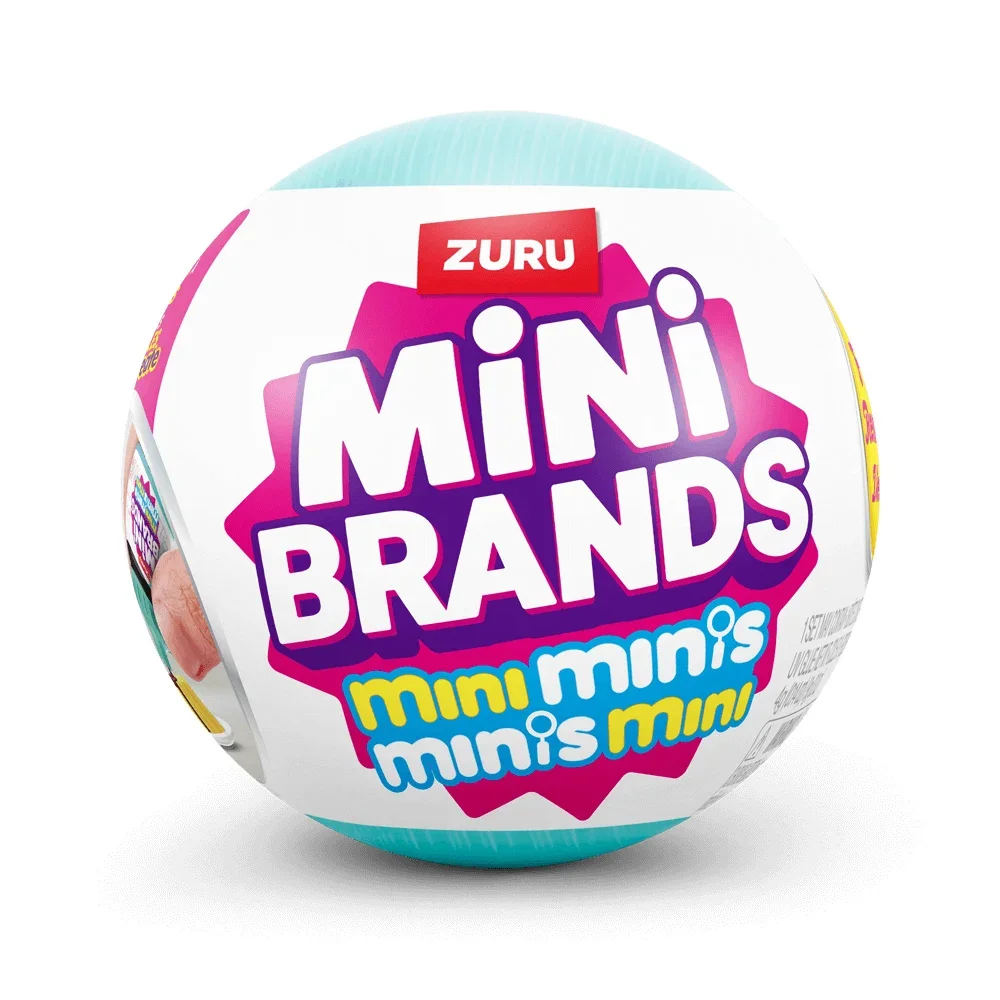 5x Surprise Ball Mini Brands Mini Minis Series Refrigerator Mystery Capsule Blind Box Real Miniature Collectible Toys Gifts