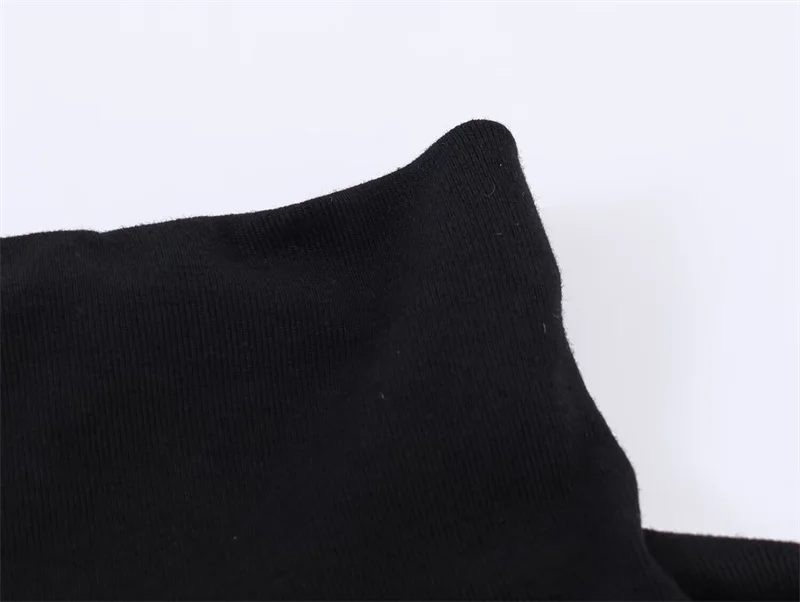 Women's Top 2026 Spring New Style Black Short-Sleeve High-Neck Asymmetrical Pleated Decorative Top Elegant and Stylish Personal