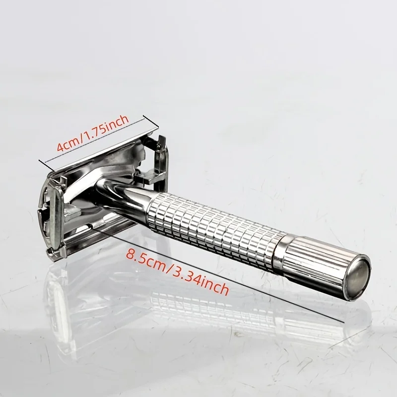 Double Edge Shaving Razor Set Classic Traditional Safety Razor For Men Beard Safety Razor for Barber Styling Accessories Tools