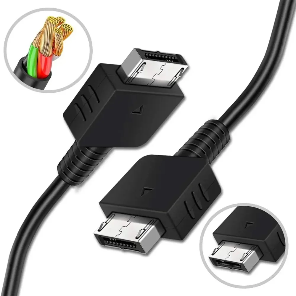 2 in 1 USB Data & Power Charger Cord Data Sync Wire Handheld Console 1M Game Machine Charger Data Cord For Playstation Vita 1000