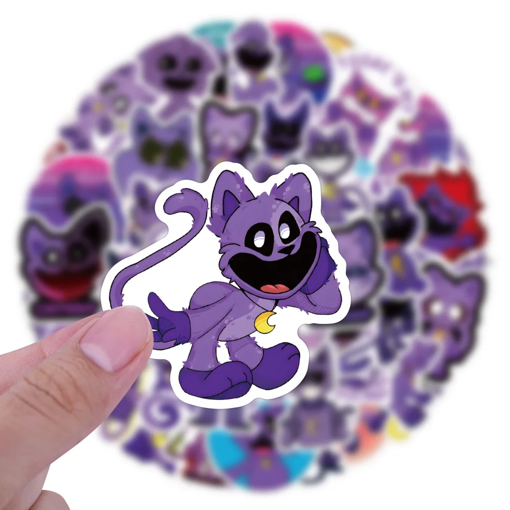 50pcs Smilling Critters Decorative Stationery Water Cup Computer Waterproof Sticker