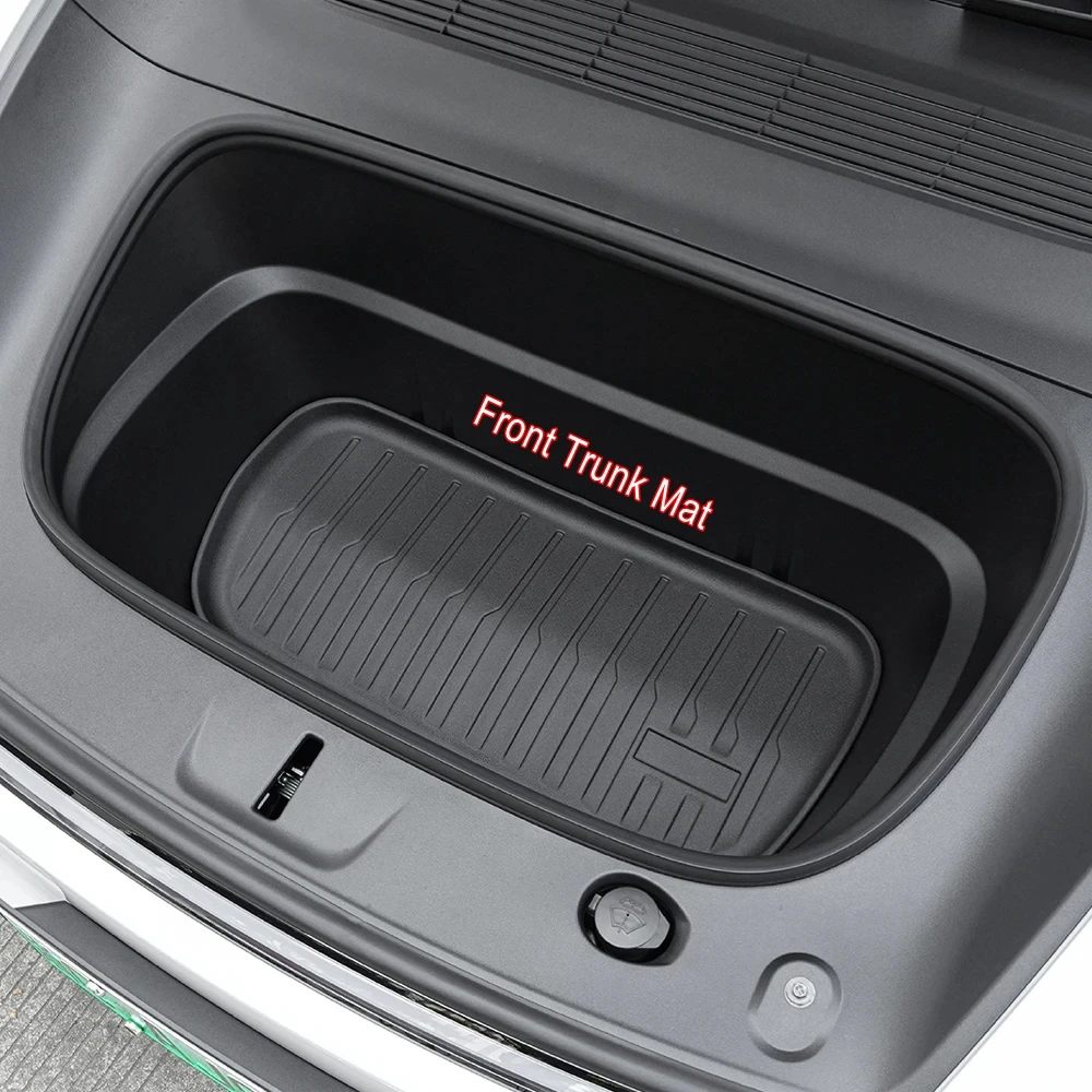For Tesla Model Y Juniper 2025 2026 Front Rear Trunk Mats Cargo Mat Liner Seat Back Cover Pads All Weather Interior Accessories