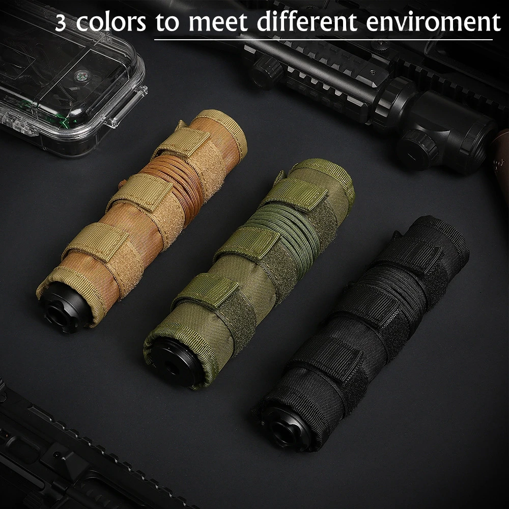 9inch Tactical Suppressors Protective Cases For Hunting Shooting Suppressors Protective Cover Suppressor Cover for 4/5/6/7/9inch