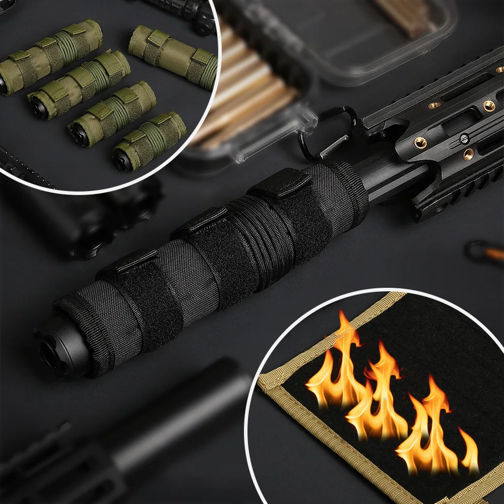 9inch Tactical Suppressors Protective Cases For Hunting Shooting Suppressors Protective Cover Suppressor Cover for 4/5/6/7/9inch
